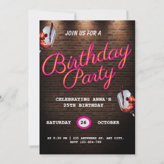 Cartões de Aniversário de 25 Anos