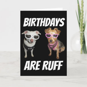 CARTÕES DE ANIVERSÁRIO DE CACHORRO ENGRAÇADOS, RUF