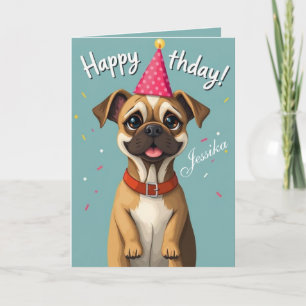 cartões de aniversário de cães engraçados