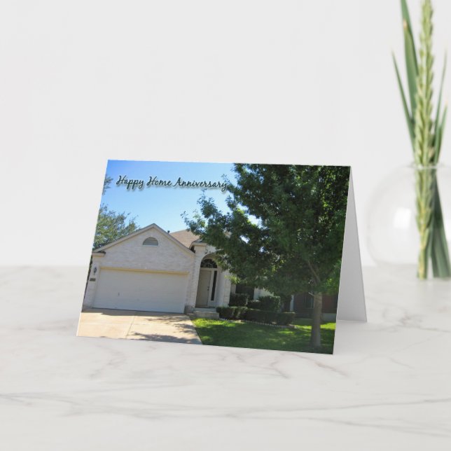 Cartões de aniversário de casa felizes (Frente)