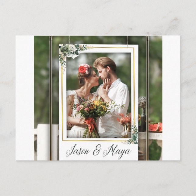 Cartões de Aniversário de Casamento (Frente)