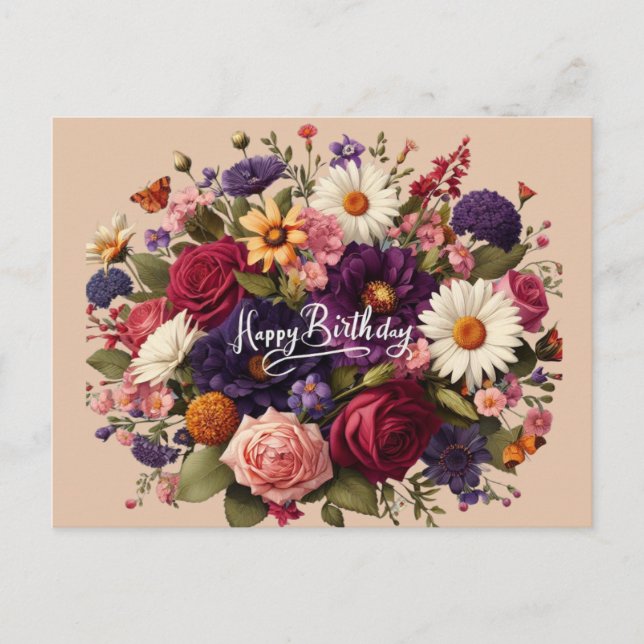 Cartões de aniversário de celebrações (Frente)