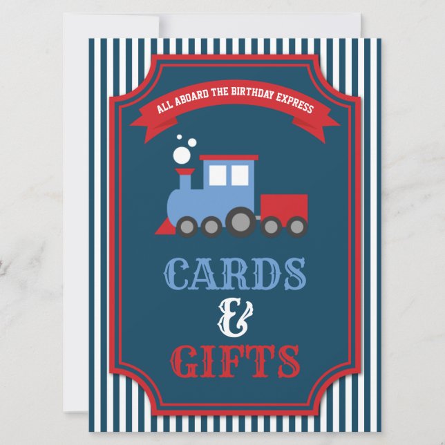 Cartões de aniversário de festas e presentes (Frente)