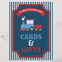 Cartões de aniversário de festas e presentes