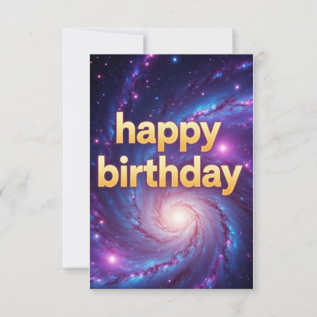 cartões de aniversário diversão moderna (Frente)
