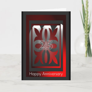 Cartões de Aniversário do Funcionário Vermelho e P