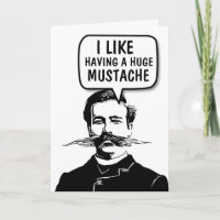 CARTÕES DE ANIVERSÁRIO DO FUNNY MUSTACHE