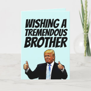 CARTÕES DE ANIVERSÁRIO DO IRMÃO DE DONALD TRUMP