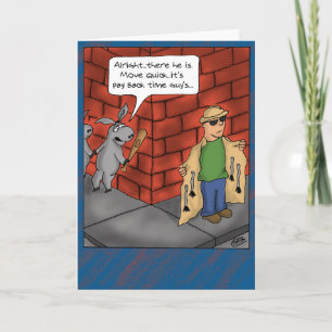 Cartões de aniversário engraçados: Birthday Tail