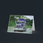 Cartões de aniversário engraçados do camionista do<br><div class="desc">Se você ama caminhões e camionistas a maneira que nós fazemos,  você está indo amar esta escala legal engrenagem de n dos presentes Caminhão-temáticos da ocasião especial 'ir!  Apenas mude o texto para serir seus mensagem e evento especial.</div>