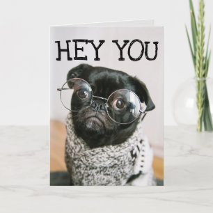 CARTÕES DE ANIVERSÁRIO ENGRAÇADOS PARA CÃO PUG