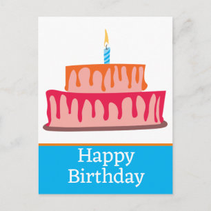 Cartões de aniversário felizes