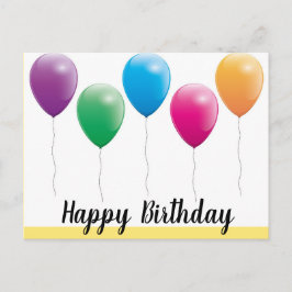 Cartões de aniversário felizes