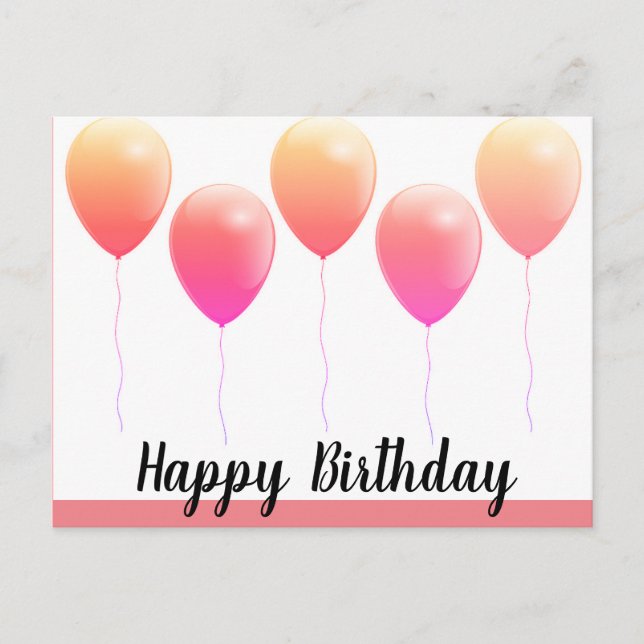 Cartões de aniversário felizes (Frente)