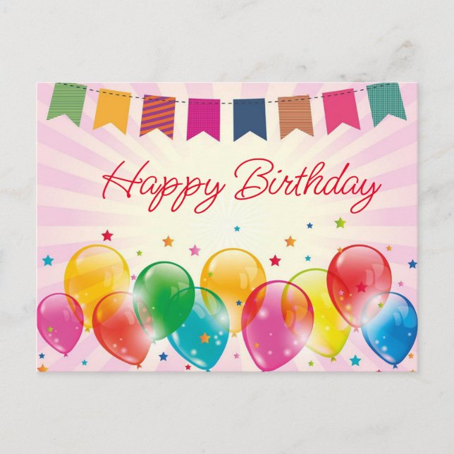 Cartões de aniversário felizes (Frente)