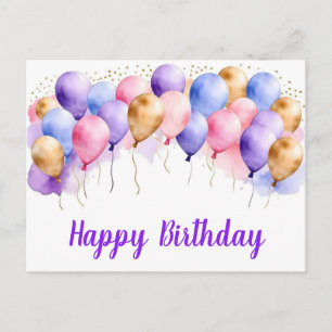 Cartões de aniversário felizes