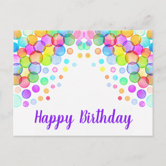 Cartões de aniversário felizes