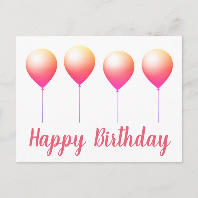 Cartões de aniversário felizes (Frente)