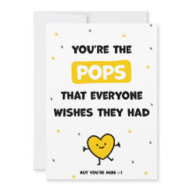 Cartões de Aniversário para Pops Fofo da Filha ou