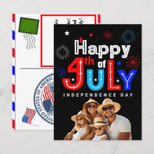 Cartões de Aniversário Personalizados para 4 de Ju