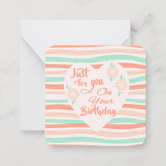 Cartões de aniversários! (Frente)