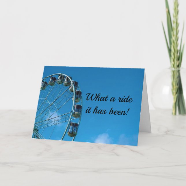 CARTÕES DE ANIVERSÁRIOS "QUE CARRO FOI?" (Frente)