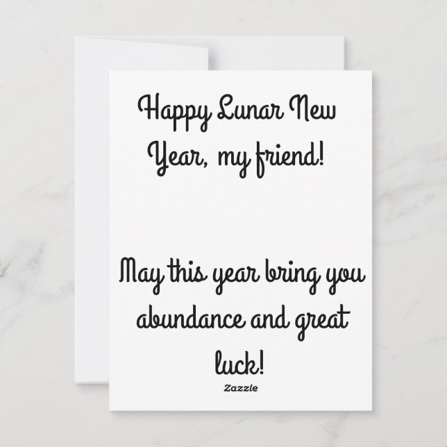 Cartões de Ano Novo Felizes (Verso)