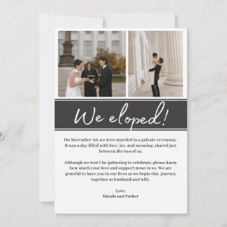 Cartões de Anúncio de Casamento Intimo