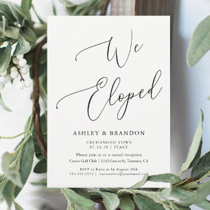 Cartões de Anúncio de Elopete Simples Nós Elogia