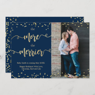 Cartões de Anúncio de Gravidez de Natal