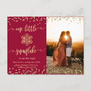 Cartões de Anúncio de Gravidez de Natal