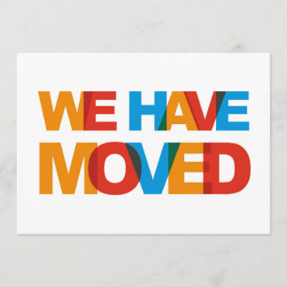 Cartões de Anúncio de Mudança de Endereço