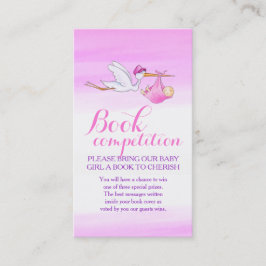 Cartões de arte de chá de fraldas