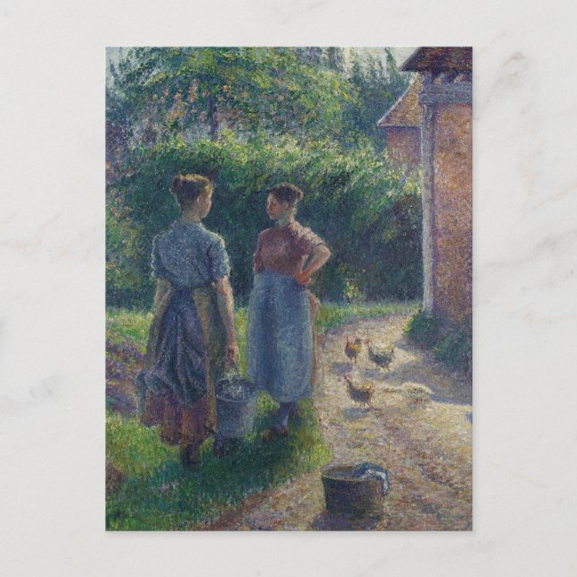 Cartões de arte impressionista de Camille Pissarro (Frente)