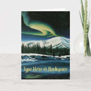 Cartões de Arte para Paisagem Yukon Personalizado