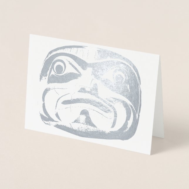 Cartões de Arte Vancouver Totem Personalizados (Frente)