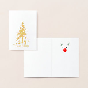 Cartões de árvores de Natal