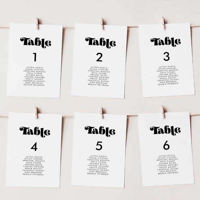 Cartões de assentos de casamento com guiamento ret (Criador carregado)