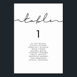 Cartões de assentos manuais modernos minimalistas<br><div class="desc">Suíte de casamento minimalista e moderna: uma design perfeita para esta simples e elegante papelaria de casamento. Um simples script escrito à mão. Totalmente personalizável: você pode mudar facilmente a cor do texto ou as condições de fundo,  como quiser.</div>