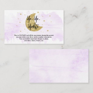 Cartões de Atualização para Chá de Bebê Neutro   A