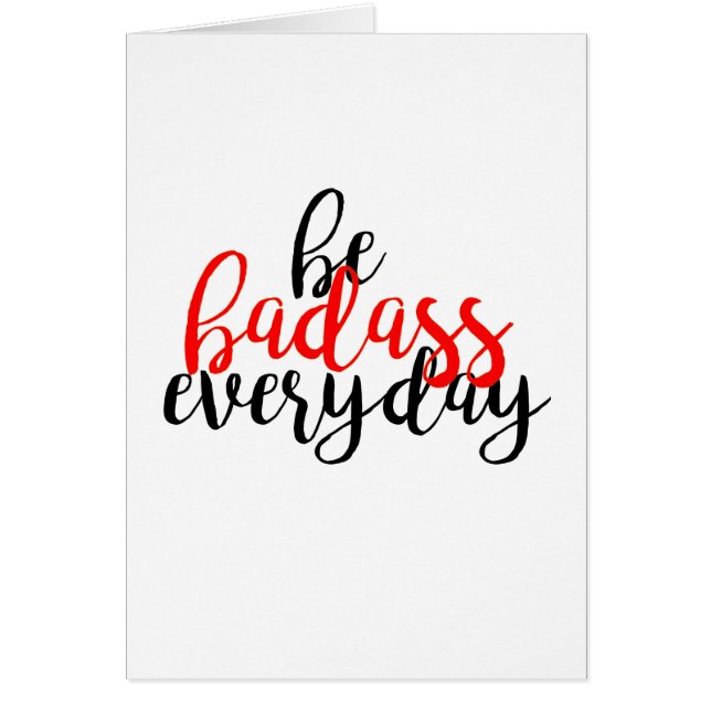 Cartões de Badass (Frente)