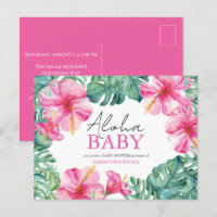Cartões de Bebê Tropicais Aloha