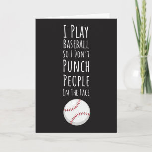Cartões de Beisebol Engraçados Humor de Equipe de 