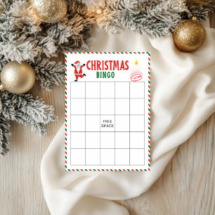 Cartões de Bingo de Natal   Jogo de Natal para Cri