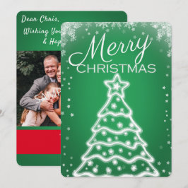 Cartões de Boas Festas com Foto de Árvore de Natal