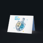 Cartões de Boas Festas de Hanukkah Personalizados<br><div class="desc">Cartões de Boas Festas de Chanukah Personalizáveis - Judaica - Cartões de Feriado Judaico - Encomendas a Granel - Personalizar - Presentes Únicos</div>