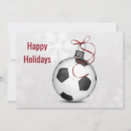 Cartões de Boas Festas de jogador de futebol
