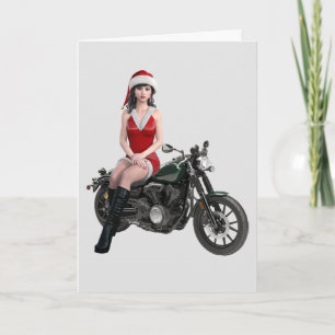CARTÕES DE BOAS FESTAS DE NATAL PARA MOTOCICLISTA 