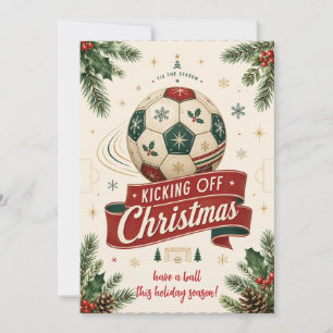 Cartões de Boas Festas de Natal Vintage Bola de Fu