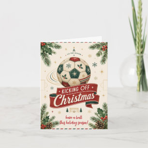 Cartões de Boas Festas de Natal Vintage Bola de Fu